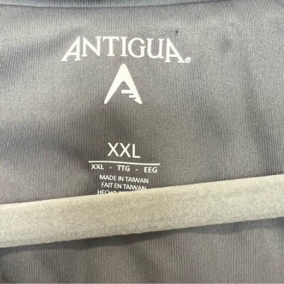 Antigua Men’s Lightweight Jacket Mustangs Horseshoes Billings Black Gray S XXL - Picture 5 of 10